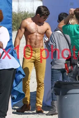 ZAC EFRON #199BARECHESTEDSHIRTLESSbeefcakeneighborshairspray8x10 PHOTO • $11.50