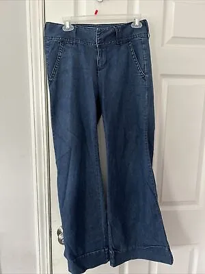 Women’s Blue Stretch Jeans ELLE Size 4 Flare Leg • $19.95