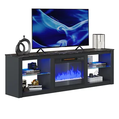 Ornelas TV Stand For Tvs Up To 70  With Fireplace Included • $392.64