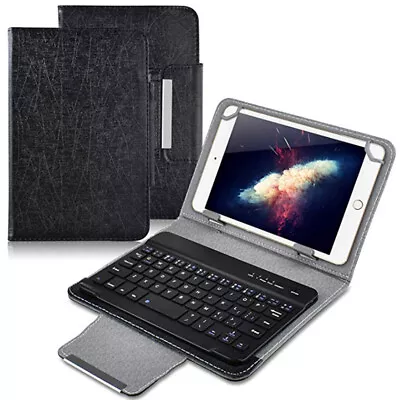 Universal Bluetooth Keyboard Leather Case For 9.7 -10.5  IPad Samsung Tablet PC • $36.29