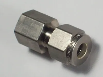 1 - Swagelok Stainless Steel Connector 1/4  OD Tube X 1/8  FNPT  SS-400-7-2 • $9.89