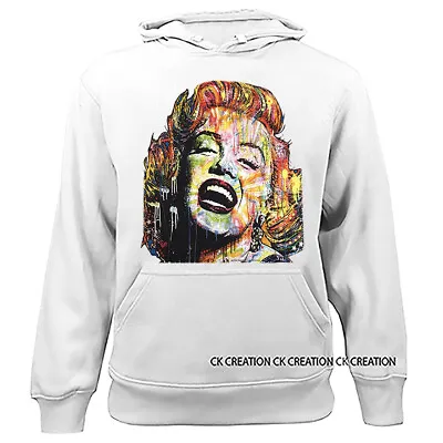 Marilyn Neon Color Casual Graphic Pullover Hoodie • $31.68