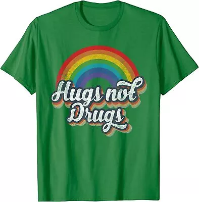 Narcotics Anonymous Shirts Hugs Not Drugs Sobriety Unisex T-Shirt • $19.99