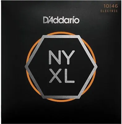 D'Addario NYXL1046 Nickel Wound Electric Guitar Strings Regular Light 10-46 • $12.99