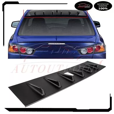 For 08-15 Lancer EVO X 10 Matt Black Non SSS Vortex Generator Shark Fin Spoiler • $33.92