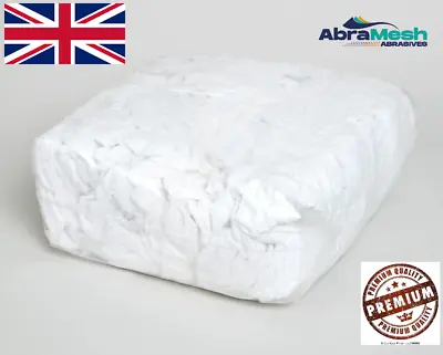 £26.99 • Buy ⭐⭐White Lint Free 10KG Rags - Cleaning Rags / Wipers / Cloths⭐⭐