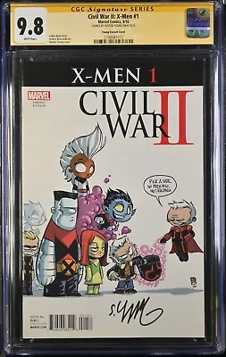 CGC SS 9.8 Civil War II X-Men # 1 Skottie Young Baby Variant Storm Magneto • $73