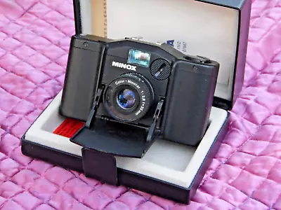 Vintage Minox 35 EL 35mm F2.8 Camera With Case Made In Germany Needs Work AS IS • $25