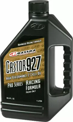 Maxima Castor 927 Pro Series Racing Performance Oil 33.8 Oz 2 Stroke Pre Mix 2T • $36.95