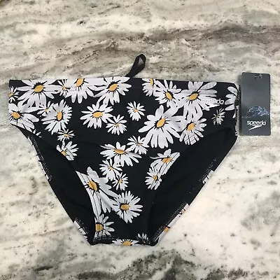 New Speedo Men's One Print Daisy Swim Race Brief 32  7052115 • $29