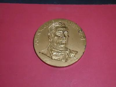 Vintage John Wayne Commenortive Bronze Coin 3  Diameter • $13