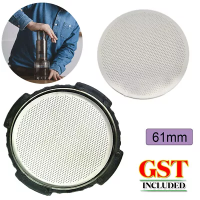 1/2x Reusable Stainless Steel Filter For Aerobie Aeropress Coffee Maker 61mm • $7.54