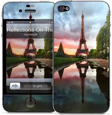 Gelaskin Gelaskins IPhone 4 4S Trey Ratcliff Reflections On The Eiffel Tower • $10