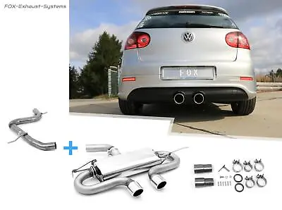 Racing Complete System From Cat R32-Design VW Golf 5 Gti And GTD 2x90mm Round • $1137.98