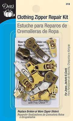 Dritz 312 Clothing Zipper Repair Kit Assorted • $10.71