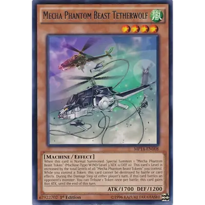 Mecha Phantom Beast Tetherwolf - MP14-EN008 - Rare - 1st Edition • $1.50