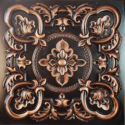 2 X 2 Glue Up Tin Ceiling IN Traditional Coper PAINTSDECOR PL30 10pcs/lot • $159.90