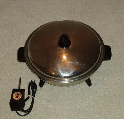 Regal Ware Colony House 12.5  Waterless Electric Skillet Fry Pan - Made In Usa • $89.99