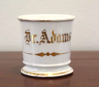 Vintage Shaving Mug - Personalized Dr Adams - Victorian Era • $25