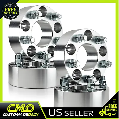 4) 2  Hubcentric Wheel Spacers W/o Lip 5x135 12x1.75 Lugs For F-150 Expedition • $99.90