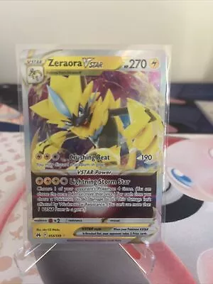 Pokémon TCG Zeraora Vstar Crown Zenith 055/159 Holo Ultra Rare • $4.99