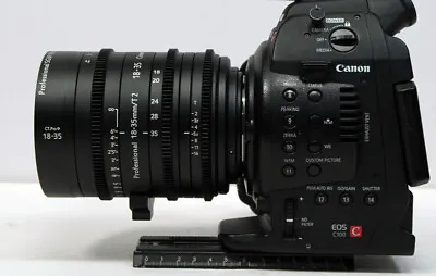 Cine Sigma 18-35mm Canon Ef Manual Hard Stop Parfocal For C70 C300 Bmpcc Komodo • $1799