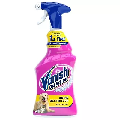 Vanish Pet Expert Carpet Cleaner Care Odour/Urine Stain Remover Spray 500ml • £9.97