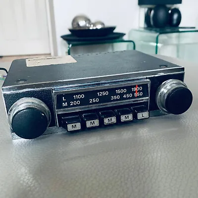 Vintage 1970s RADIOMOBILE 1095X Car Radio Stereo Classic Car Parts Push Button • £125