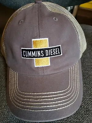 Cummins Diesel Hat  Cross  Logo 6 Panel Mesh Adjustable Cap • $19.99
