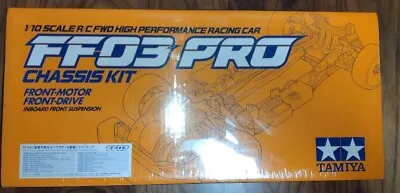 Tamiya 1/10 FF03 PRO FWD HIGH PERFORMANCE RACING CAR Cassis Kit Radio Control • $513.32