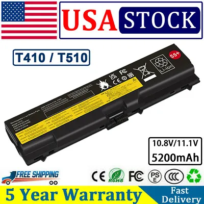 42T4791 Battery For Lenovo ThinkPad E420 E520 T510 T520 W510 W520 SL410k SL510 • $14.95