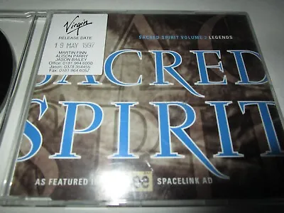 Sacred Spirit Legends Virgin VSCDT 1598 Promo Labelled CD Single • £9.99