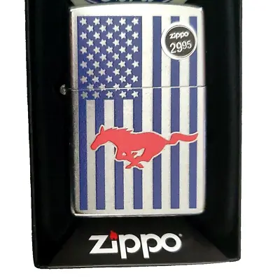 Zippo Lighter Ford Mustang 48754/# 118 • $23.99