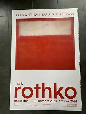 Mark ROTHKO Fondation Louis Vuitton Paris 2023 Style B 4x6ft Poster • $312.71