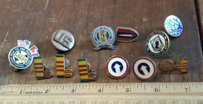 Lot Of 12 Assorted Vietnam Veteran Lapel Hat Pins • $10