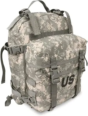 US ARMY ACU ASSAULT PACK 3 DAY MOLLE II BACKPACK  Made In USA With Stiffener • $39.95