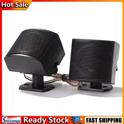 1 Pair Adjustable Audio Sound DC 12V Music Loudsspeaker Horn 500W Car Speakers HO • £6.41