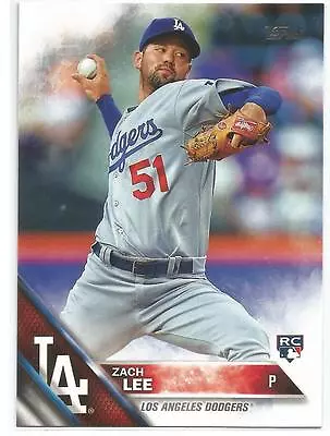 Zach Lee Los Angeles Dodgers 2016 Topps Rookie Card • $1.50