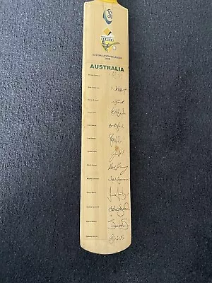 Signed Cricket Bat • $400