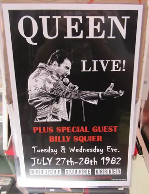 Queen Poster Late 2000's  11 X 17 In Top Loader Concert Board • $22.99