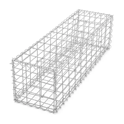 Gabion Stone Basket Garden Raised Bed Gabion Planter Border Cage Fence 100x30x30 • £32.95