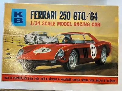 K&B Ferrari 250 GTO/64 1/24 Scale Slot Car Kit NIB-Sealed • $279.95