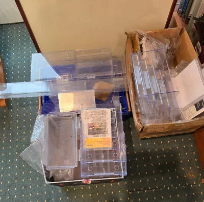 Job Lot Of Various Acrylic Display Stands Holders And Shelves • £1