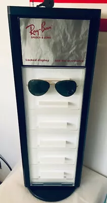 New Vintage Ray Ban Display Case Counter Unit 1994 Production Date 12 Piece Lock • $799