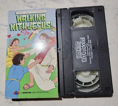 Kids International Walking With Jesus VHS PUPPETS CARTOONS  • $2.99