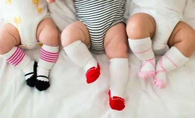 NEW 6-Pair Cheski Baby Girls Knee Socks Sz 9-18 Month Slippers-Ballet-Mary Jane • $16.99