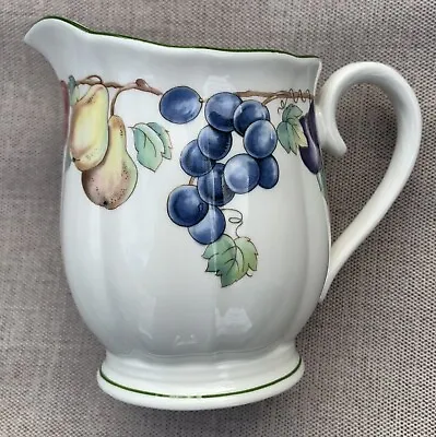 Villeroy & Boch Melina Fruit Pattern Creamer Small Pitcher Made In Germany 4 H • $18.99