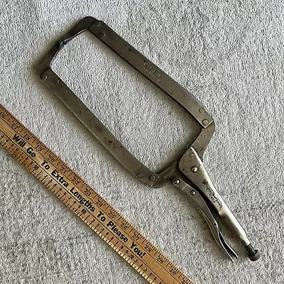 Vintage Original Petersen Dewitt USA Vise Grip 18R Welding Locking Clamp Pliers • $49.99