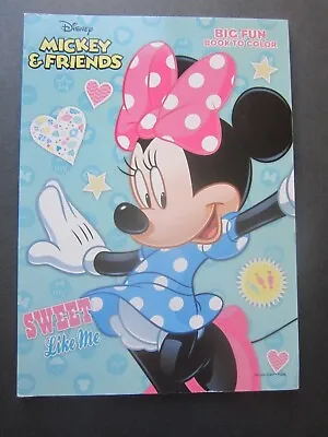 Disney Minnie Mouse & Friends Big Fun Coloring Book Made In USA  Sweet Like Me   • $2.99