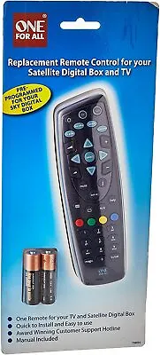 One For All Sky Replacement Remote Control Digital Box Satellite Cable • £7.99